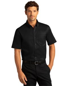 Port Authority Short Sleeve SuperPro  React Twill Shirt