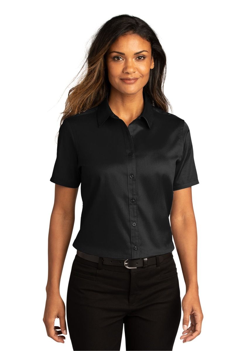 Port Authority Ladies Short Sleeve  SuperPro React Twill Shirt